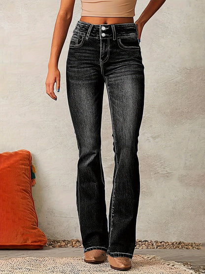 Anna™ | Hochtaillierte Flared-Jeans