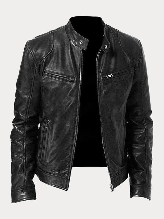 Chris™ | Lässige Lederjacke