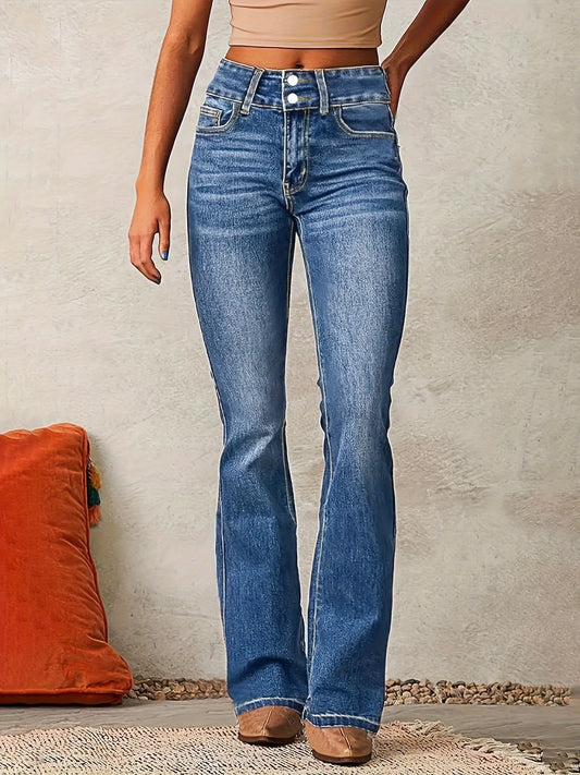 Anna™ | Hochtaillierte Flared-Jeans