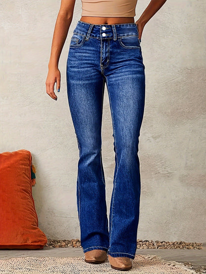 Anna™ | Hochtaillierte Flared-Jeans